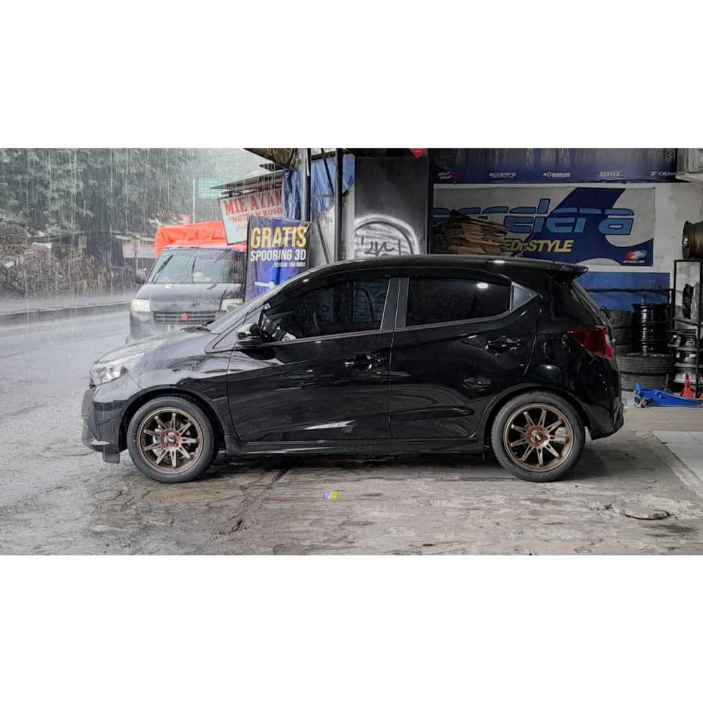 PAKET VELG PLUS BAN ACCELERA 195 50 R16 UNTUK MOBIL BRIO USE VELG HSR TIKALA RING 16