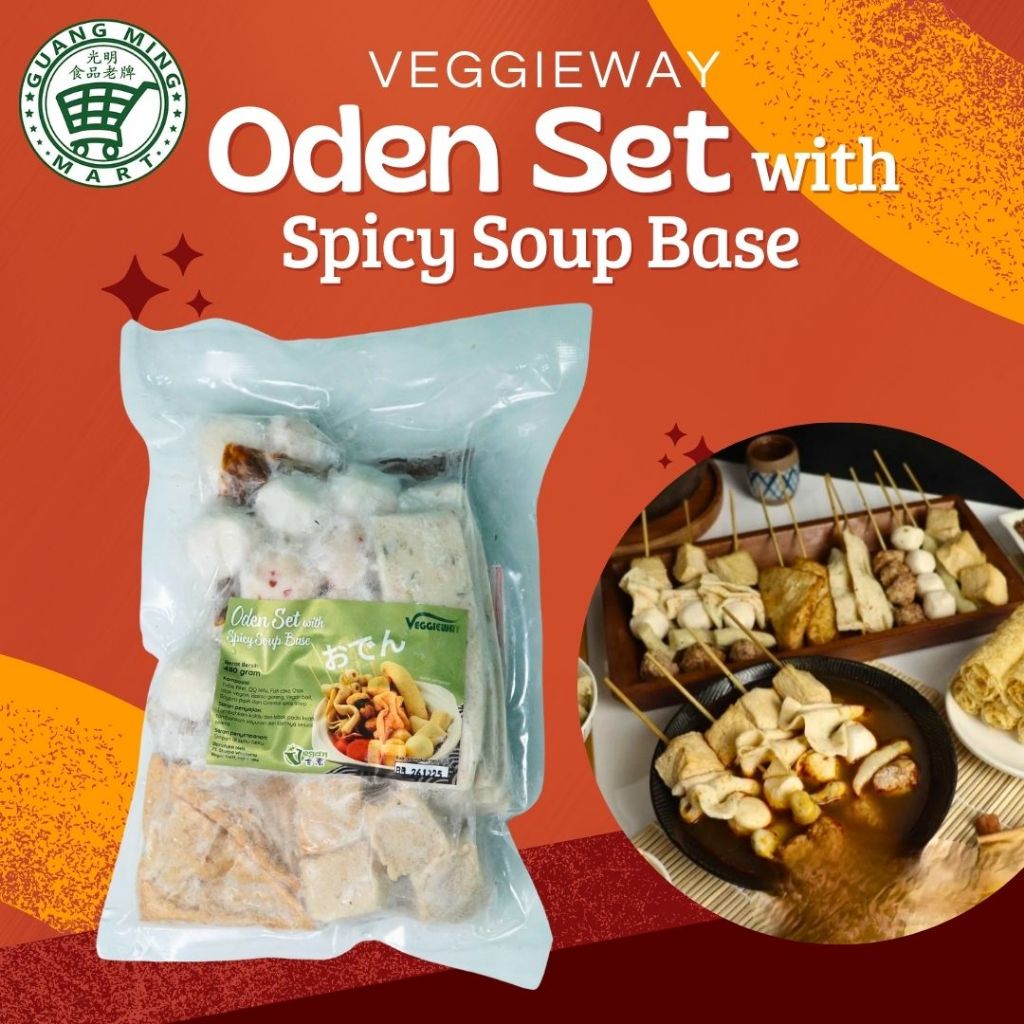 

Vegan Odeng Set with Spicy Soup Base / Oden Vegetarian / Odeng Veggieway