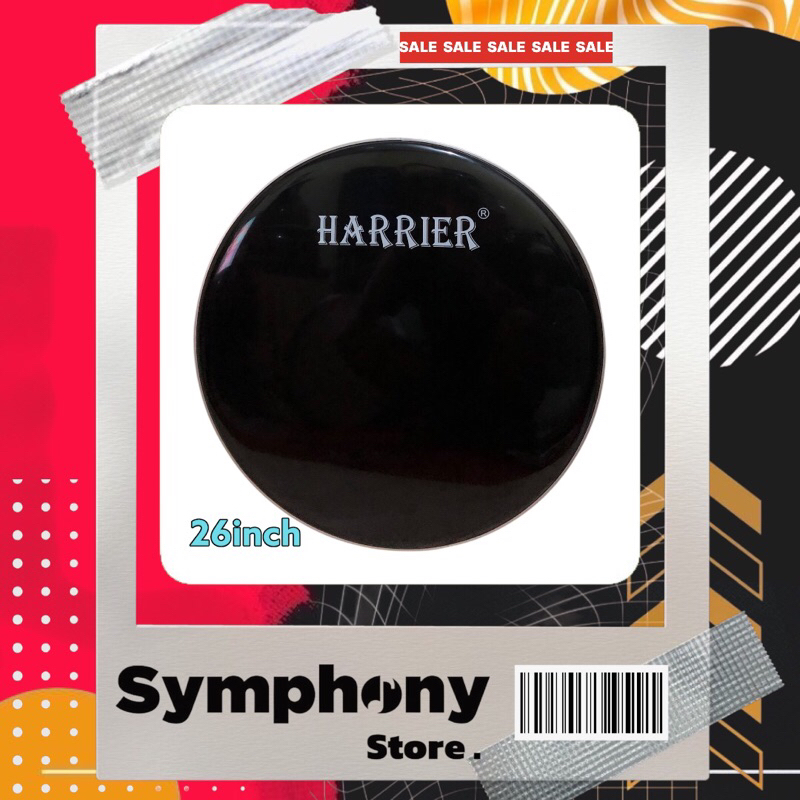 Mika Head Bass Drum 26in Harrier Hitam