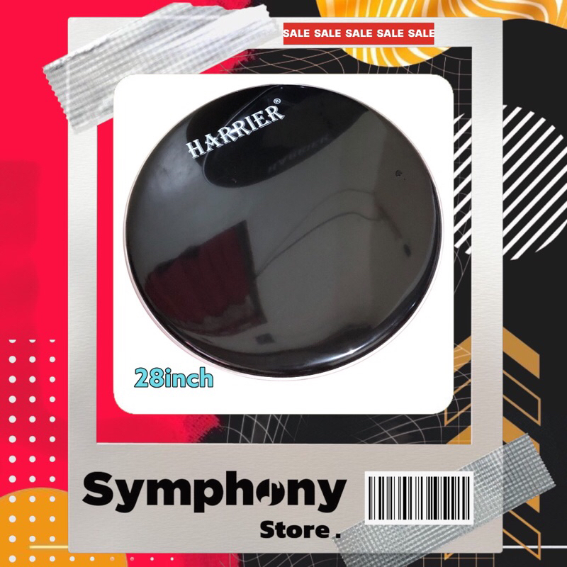 Mika Head Bass Drum 28in Harrier Hitam