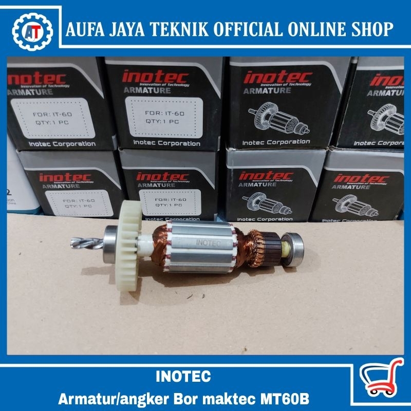 armatur, angker mesin bor maktec mt60, angker maktec mt60