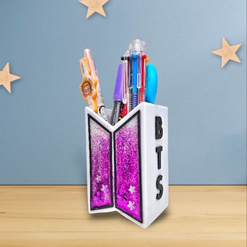 

BTS pen storage - BTS tempat pensil - ikea pegboard/skadish