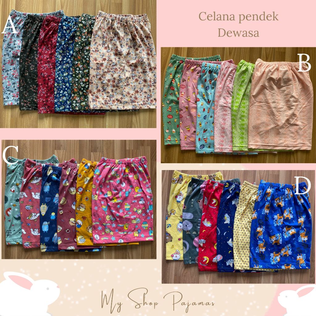 CELANA PENDEK SANTAI WANITA ANNE CLAIRE DEWASA CPDK139