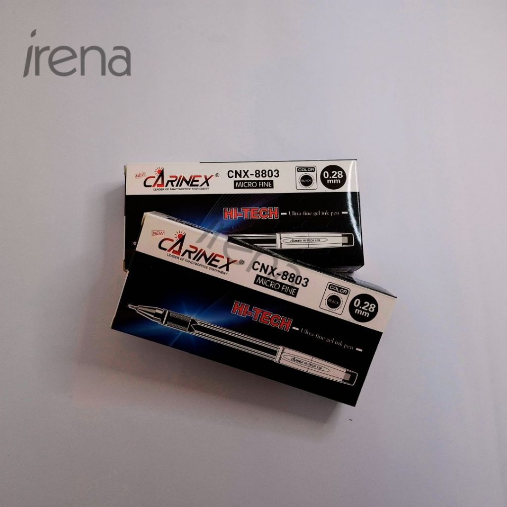 

Bolpen Gel HI-TECH CARINEX BERKUALITAS 0.28 mm Hitam CNX-8803