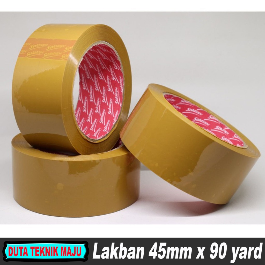 

Segitiga Lakban Coklat OPP Tape 45 mm x 90 yard / Lakban Packaging Tape Coklat 90 yard