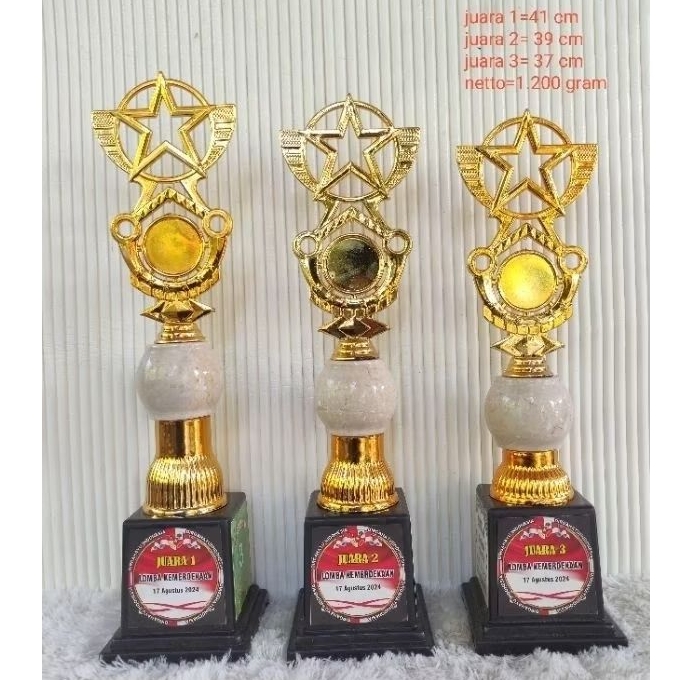 PIALA TROPHY SET,PIALA PLASTIK,PIALA MARMER,DUPLIKAT PIALA FREE STIKER DESAIGN