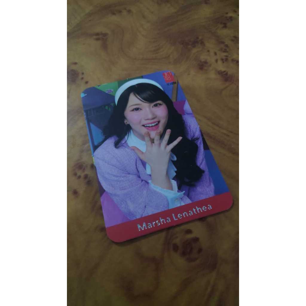 Photocard Chatime x JKT48 Marsha