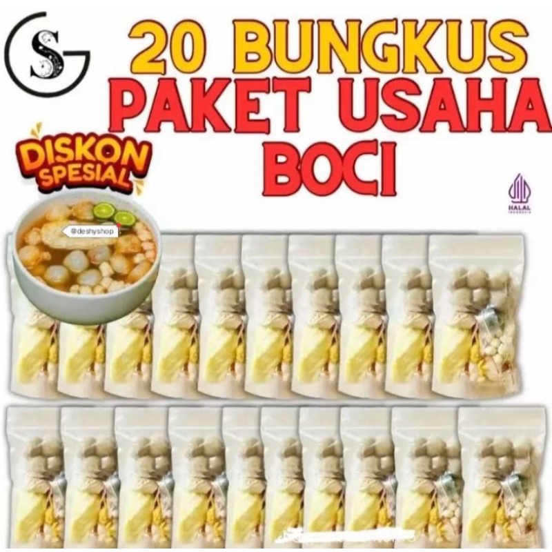 

(20 BUNGKUS) Paket Baso Aci Instan isi 20pcs - Promo Baso Aci Paket isi 15pcs