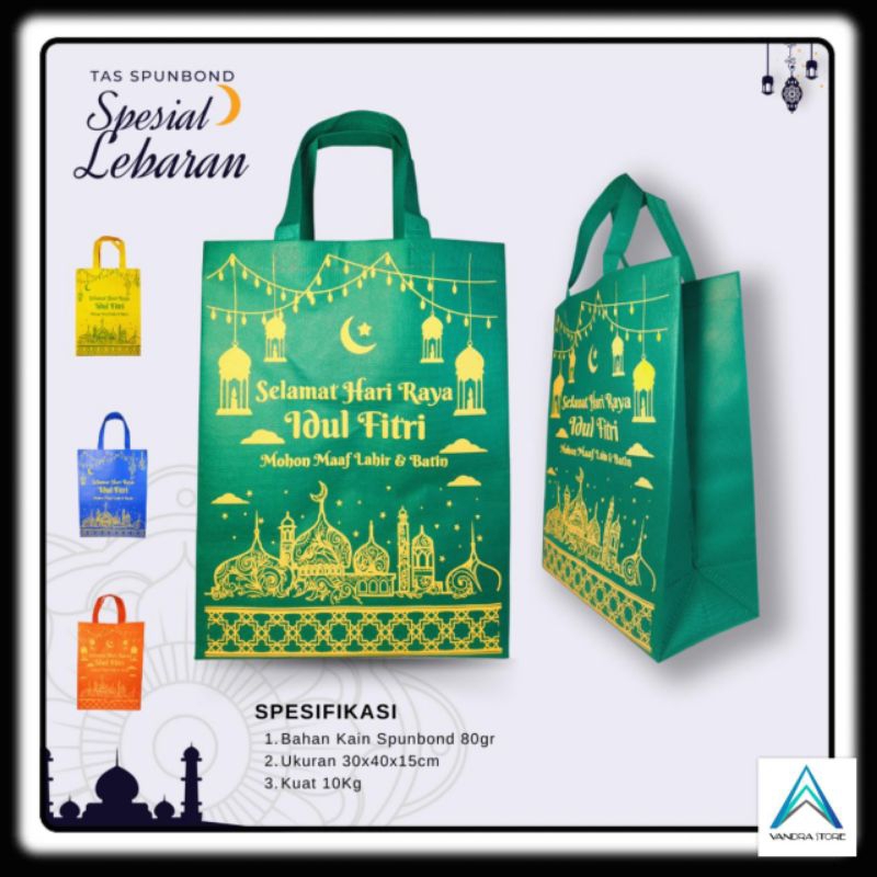 

Tas Hampers Lebaran Goodie Bag Edisi Idul Fitri 30x40x15cm (SATUAN)