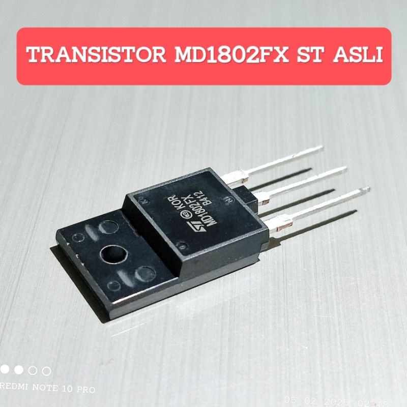TRANSISTOR MD1802FX MD1802 FX ST ASLI