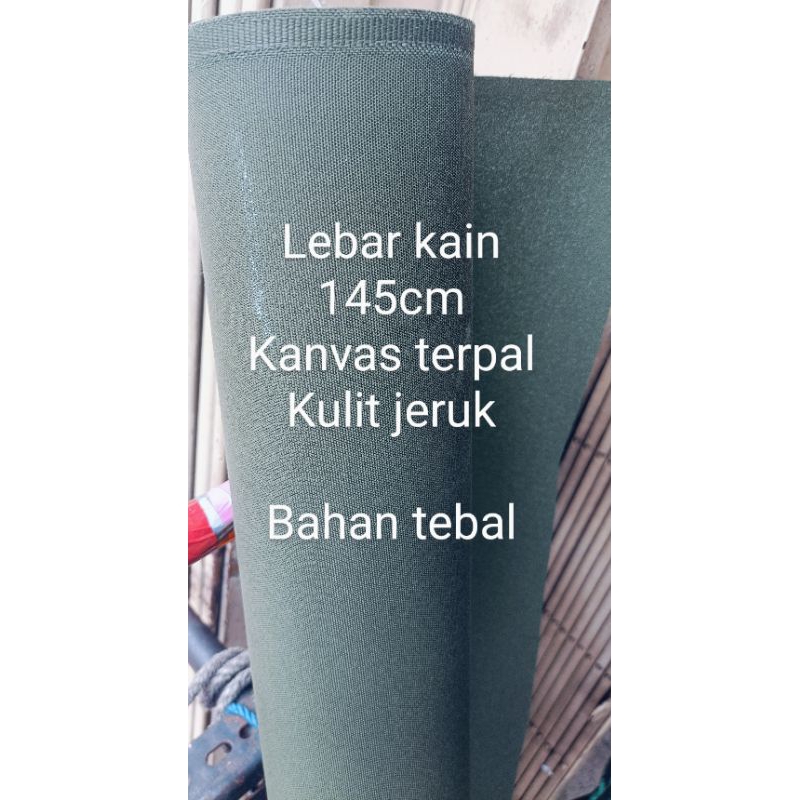 kain kanvas terpal tebal jrk mobil Jeep Willys cj utility hardtop - kanvas terpal lebar 145cm