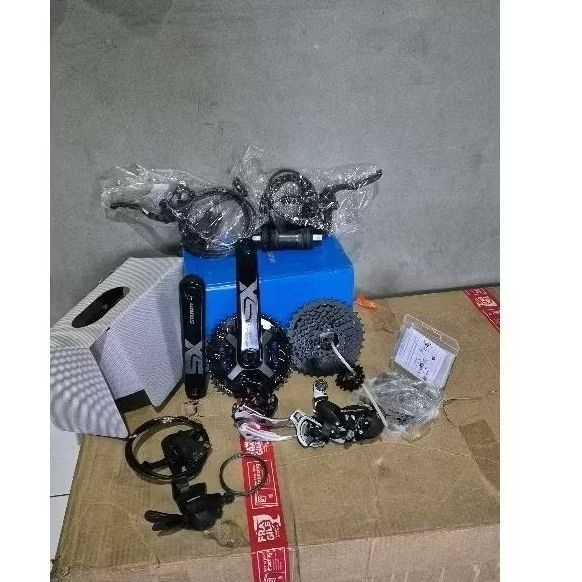 groupset SHIMANO MTB seli paket lengkap MT200