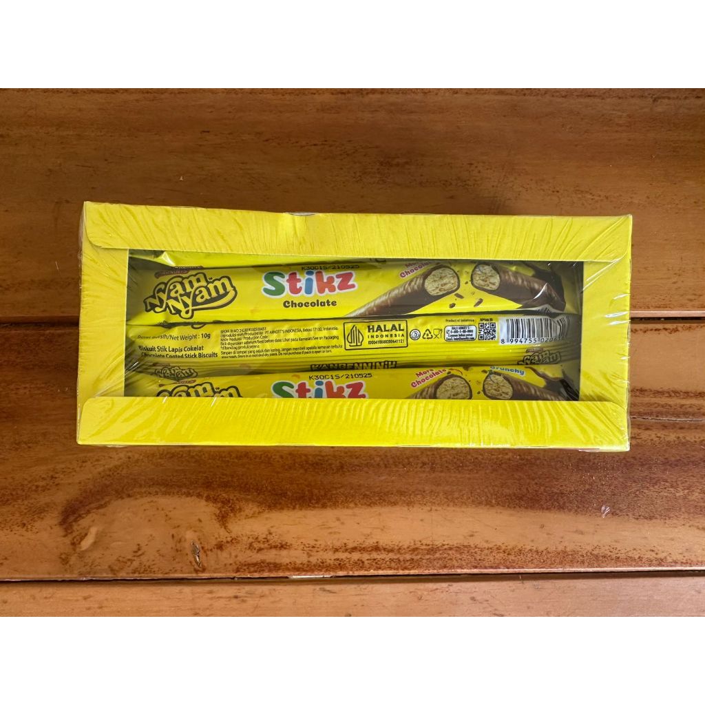 

Arnott's Nyam Nyam Stikz Chocolate 12x10gr