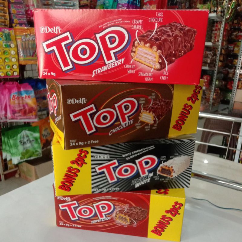 

WAFER TOP BOX ISI 24+2 pcs + 9 grm