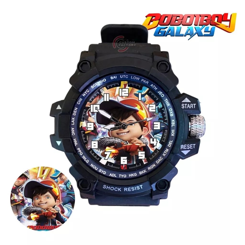 AKSESORIS ANAK SD Jam Tangan Anak Laki Laki Boboboy Anti Air