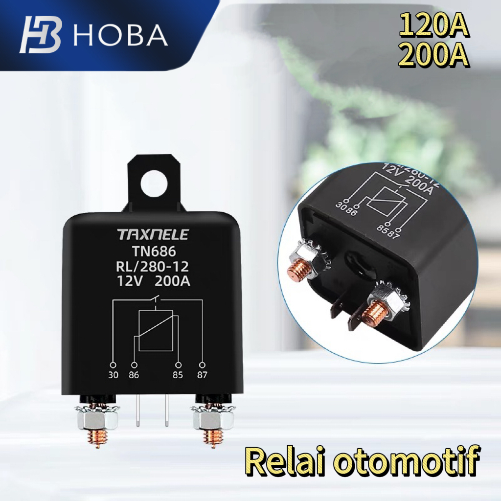 Relay 200A 12V24V starter relay cocok untuk relay daya otomotif relay daya otomotif