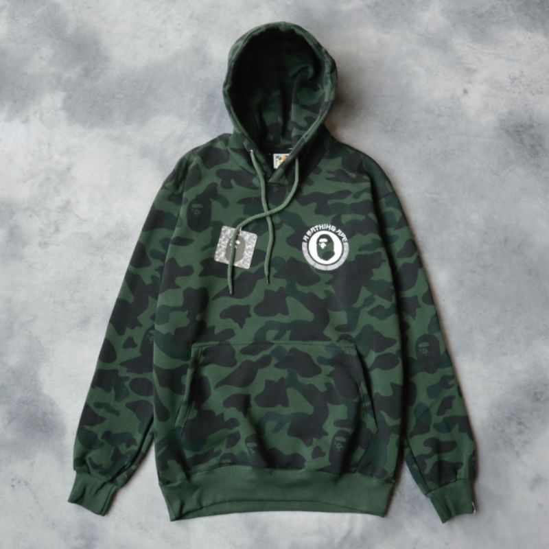 HOODIE BAPE CAMO FULL TAG IM PORT