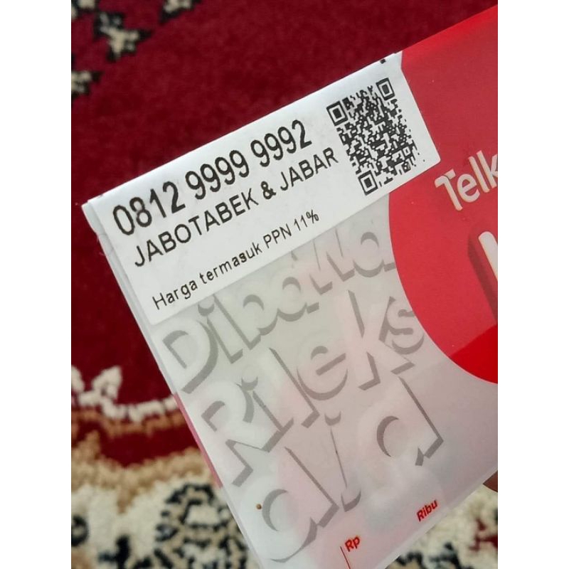 nomor cantik Telkomsel 9999999 sapta 9999999