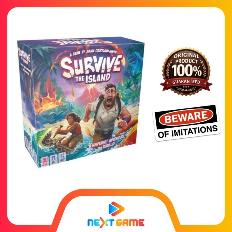 Survive The Island New Edition Board Game (Escape from Atlantis versi Baru)
