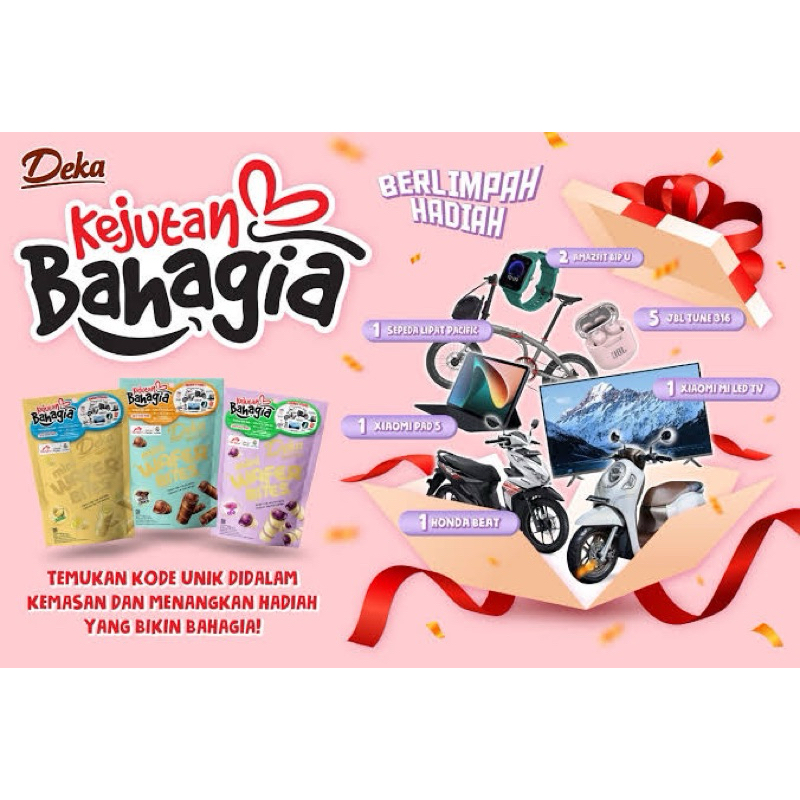 

Deka Wafer Mini Bites 72Gr ( KEJUTAN DEKA )