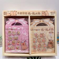 

STICKER AIR LARGE CAPYBARA / Stiker Timbul Glitter Air Sanrio dan Capybara
