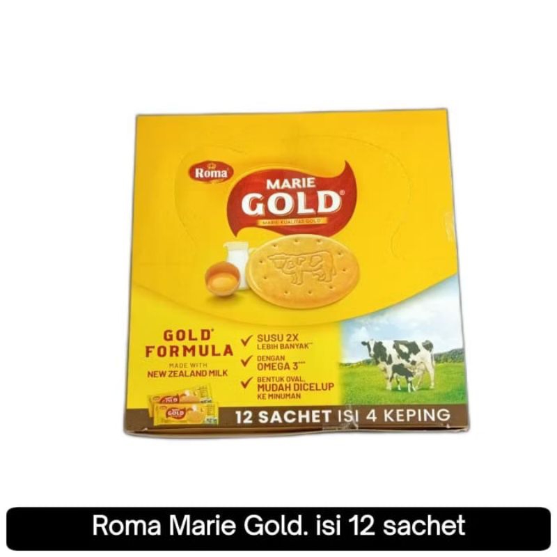 

Roma Marie Gold. Isi 12 Sachet 4 Keping