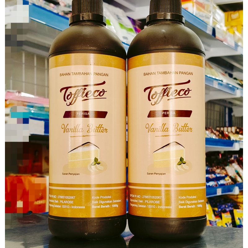 

Toffieco Vanila Butter 1liter/Essense Vanila Butter/Pewangi Minuman aroma Vanila/Perisa Vanila Butter/Perisa Kue/Pewangi Kue Vanila Butter/Essense Vanila Butter Toffieco