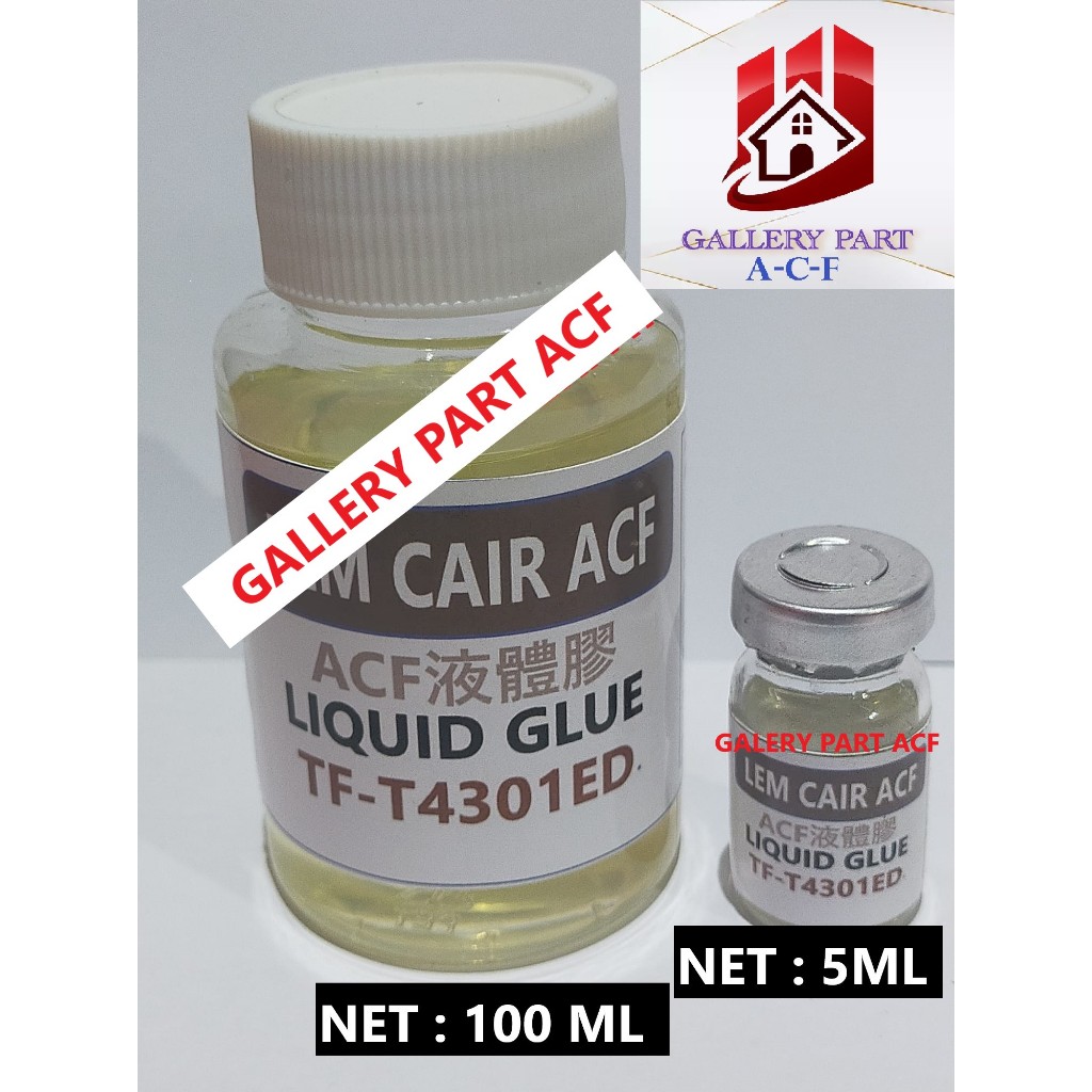 ACF CAIR TF-F4301-ED Ukuran botol 3ML/5ML untuk pemasangan Cof lcd / Cof Tcon / lem cof / ACF / pere