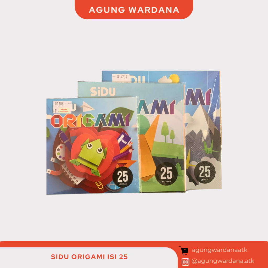 

SIDU ORIGAMI KERTAS LIPAT ISI 25 LEMBAR