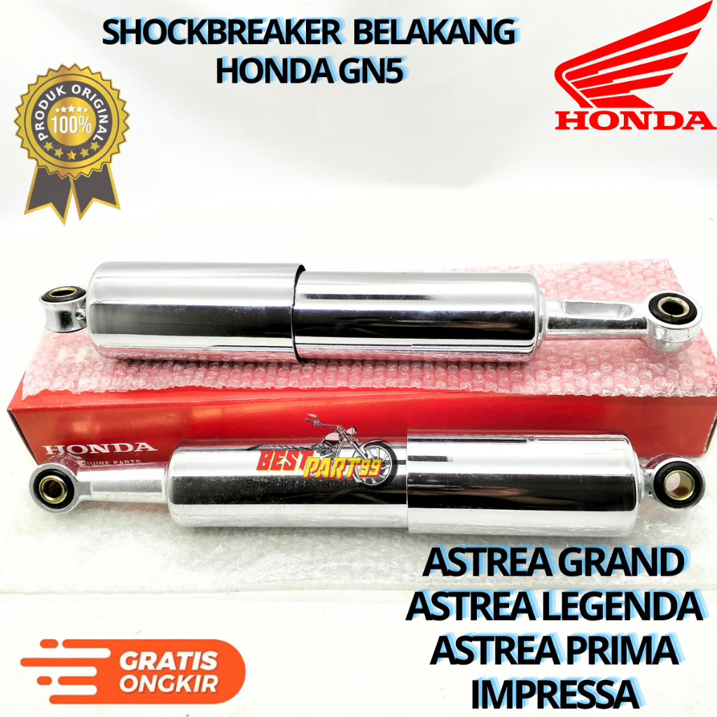 Shockbreker GN5 Honda Grand,astrea,Legenda,Kirana,Prima,Star,kualitas original ori asli empuk sokbek