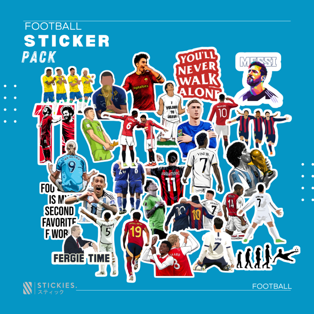 

Stiker/Sticker Pack "Bola" | high quality | vinyl | murah