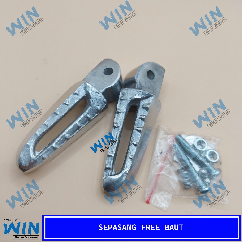 foot step vario 125 150 / step vario 125 150 sepasang free baut