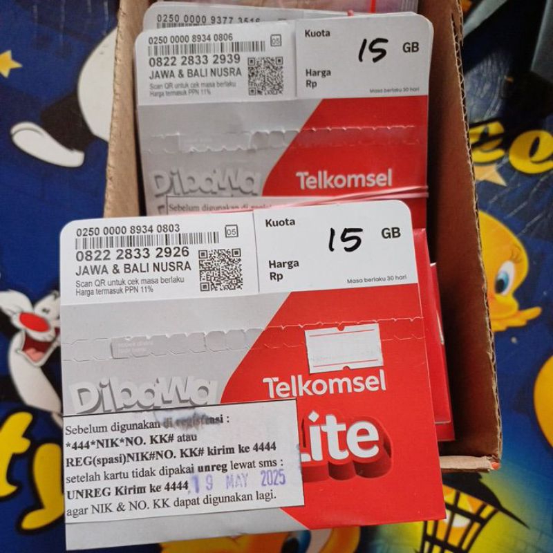 Kartu telkomsel kosongan