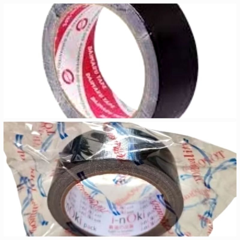 

1LSN Lakban hitam cloth tape lakban kain 36mm