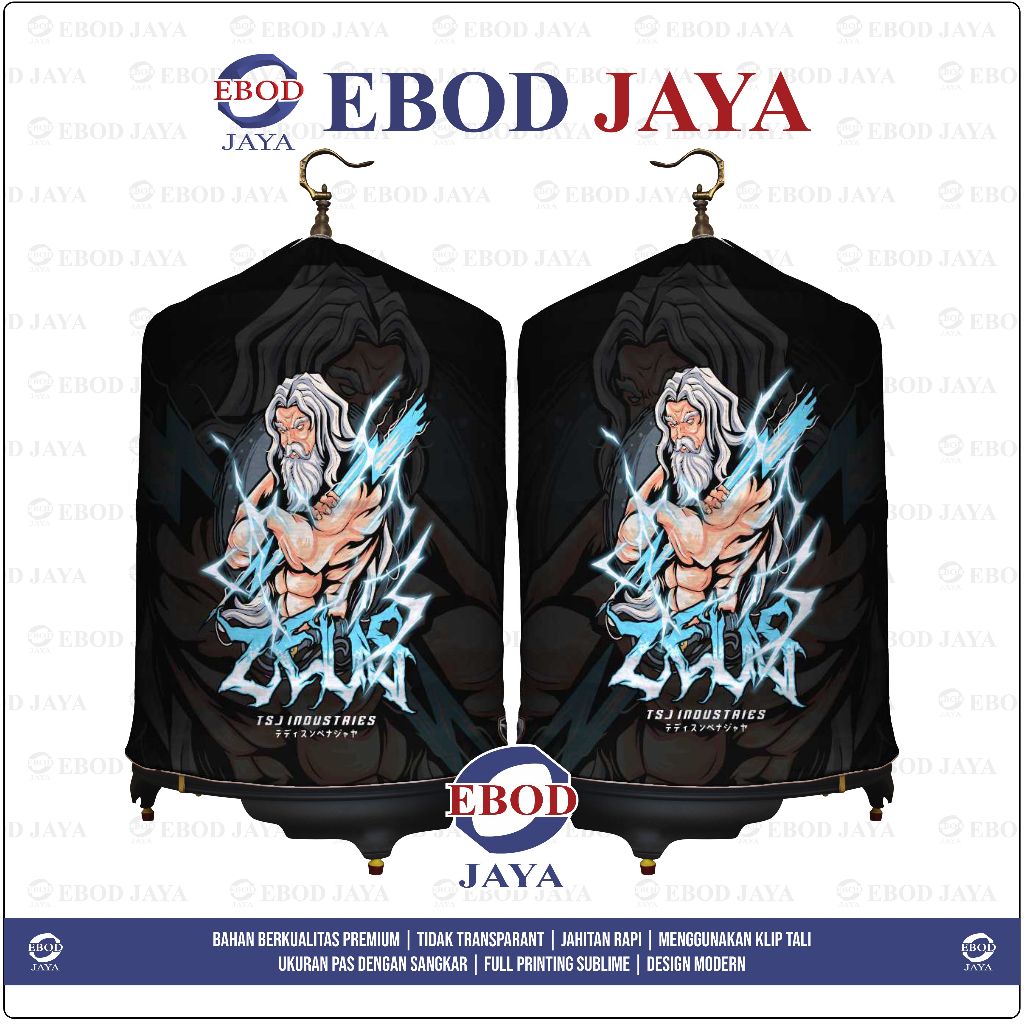 KERODONG FULL PRINTING SANGKAR MURAI - ZEUS