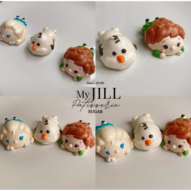 

[ DETAIL HUMAN CHARACTER ] My Jill Patisserie Meringue Hampers Frozen Character 1 toples isi 8 pcs
