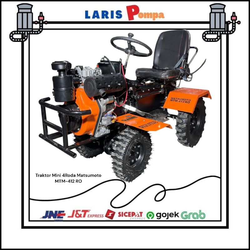 Traktor Mini 4Roda Matsumoto MTM-412 RO