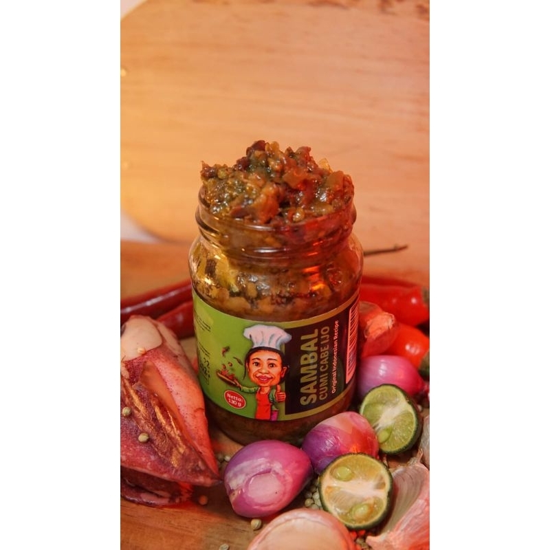 

sambal cumi cabe ijo 130gr