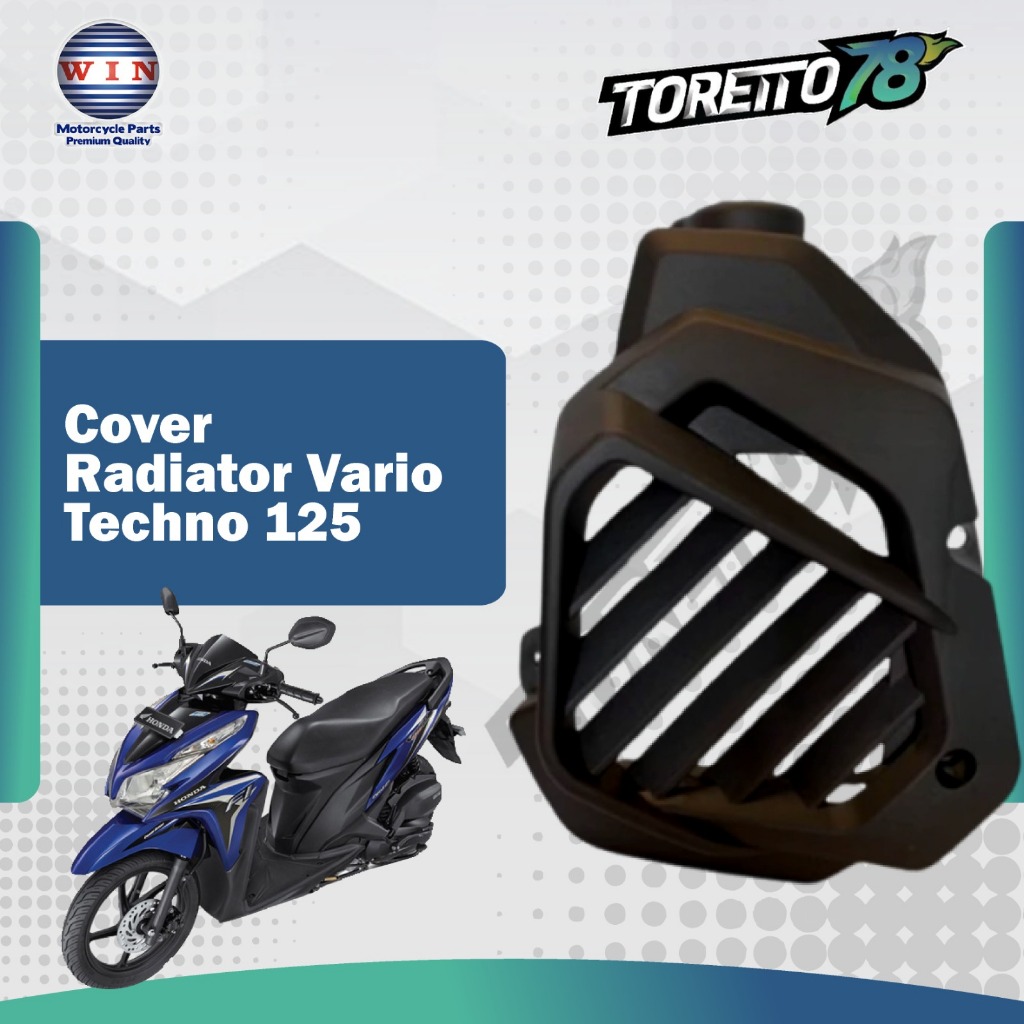 Cover tutup kipas radiator Vario Techno 125 tutup pelindung radiator cover kipas mesin radiator Hond