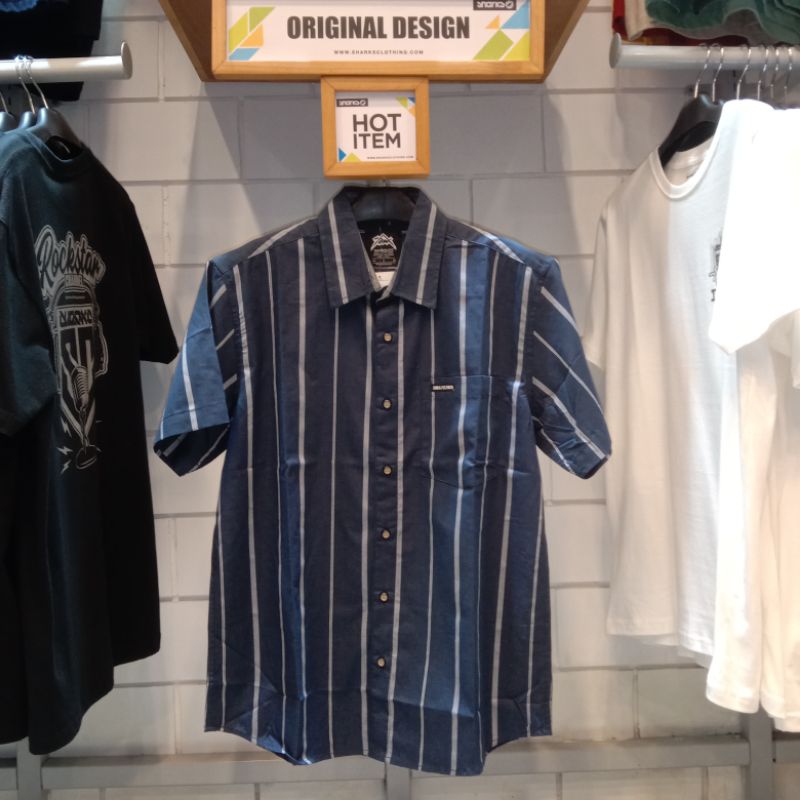 kemeja Shirt Casual wear pria Sharks.co brand original