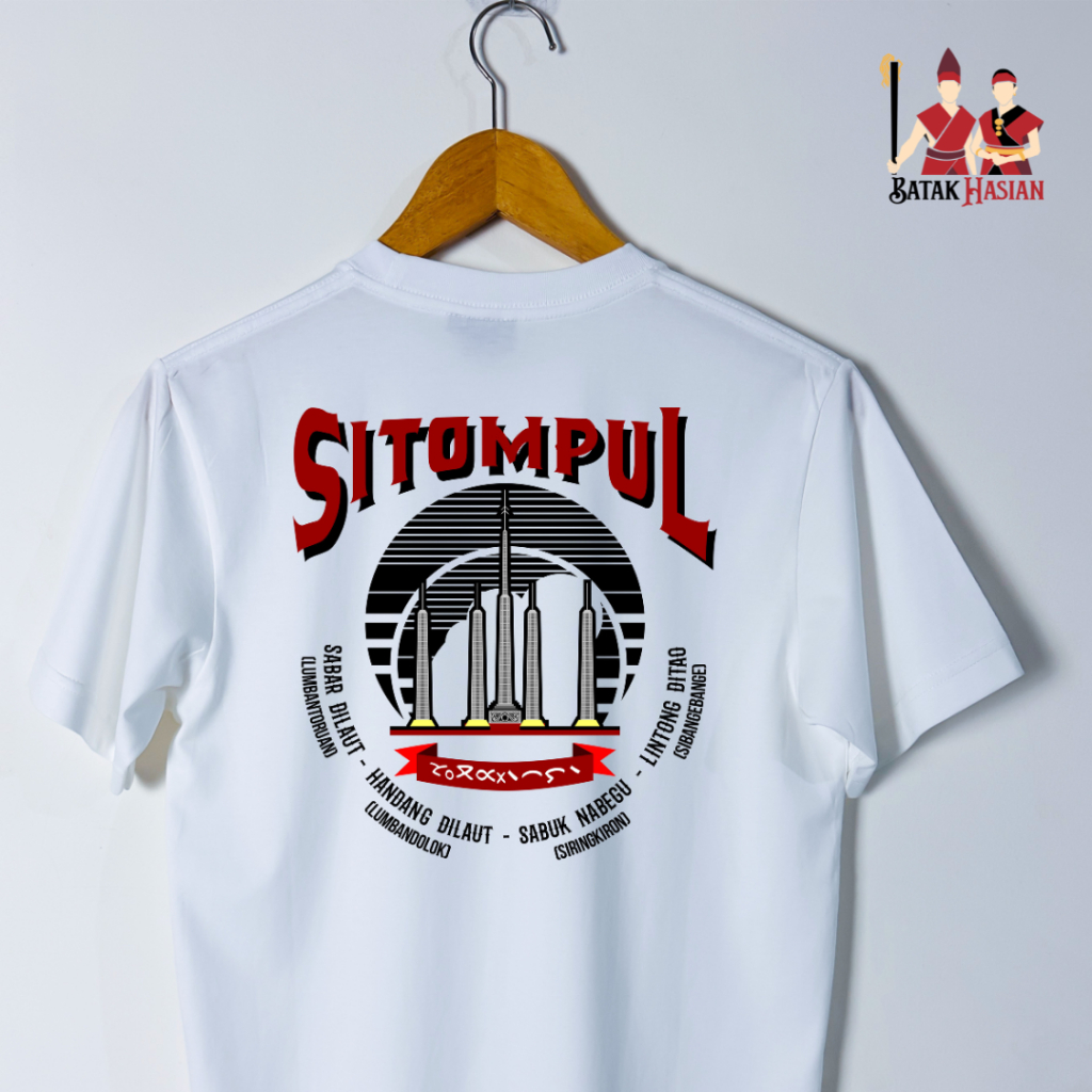 SITOMPUL - Kaos Marga Batak  - Katun premium 100% - Batak Hasian Official Store