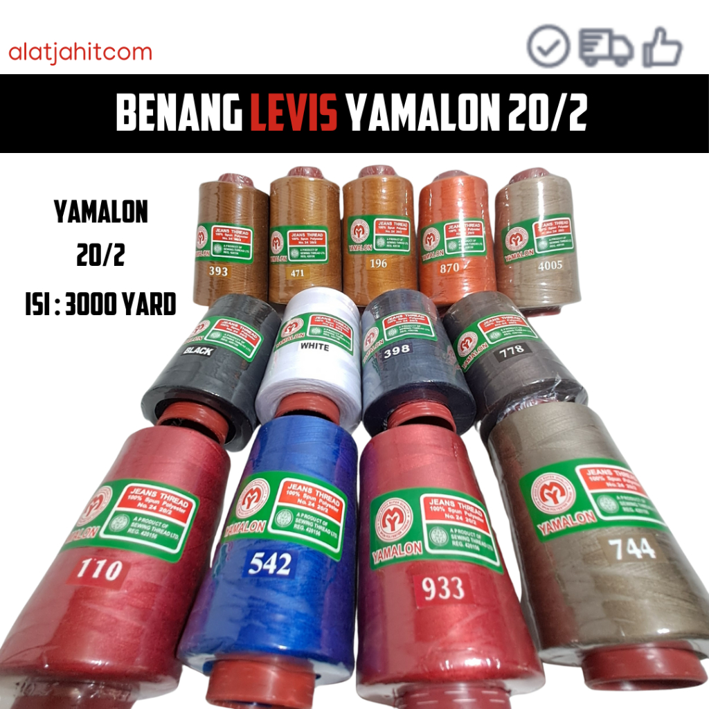 Benang Jahit Levis jeans 20/2 Yamalon no.24