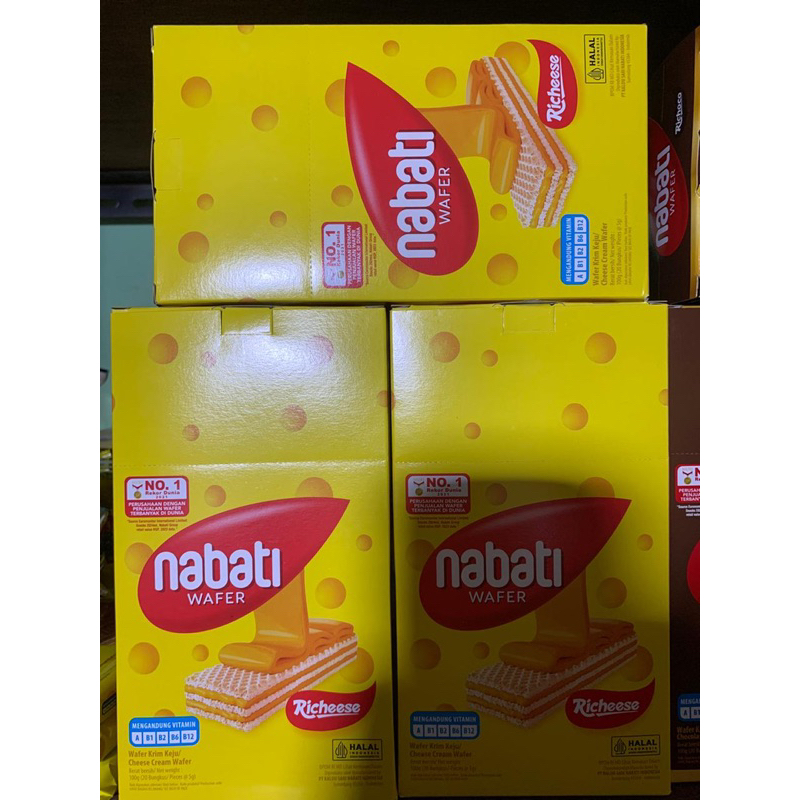 

NABATI WAFER COKLAT KEJU BOX ISI 20pcs