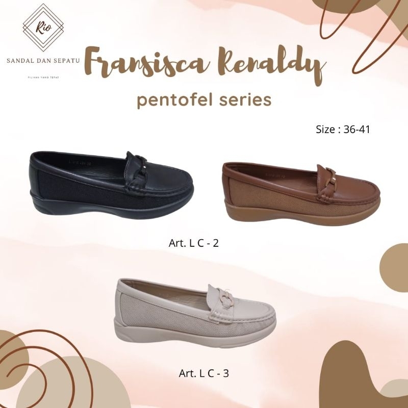 FRANSISCA RENALDY ORIGINAL// Sepatu Wedges Wanita//Fransica Renaldy LC-2 & LC-3 marry janes