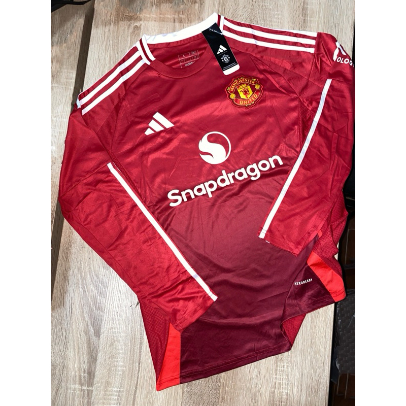 Jersey MU Long Sleeve Home 2024/25 | Baju Bola Lengan Panjang