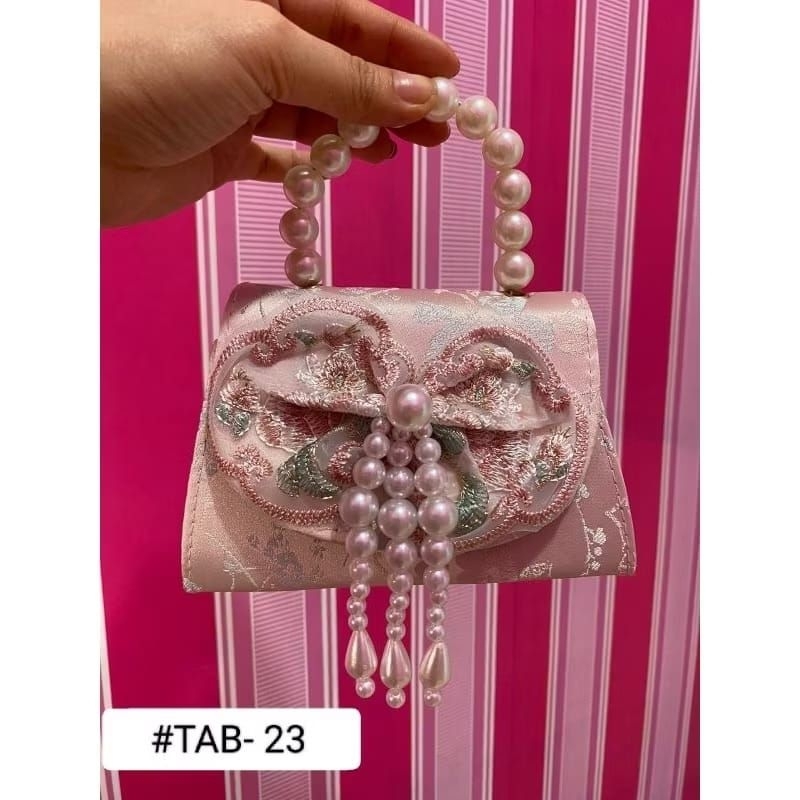 TAS CHEONGSAM "TAS ANAK" WARNA PINK IMPORT (#TAB-23)