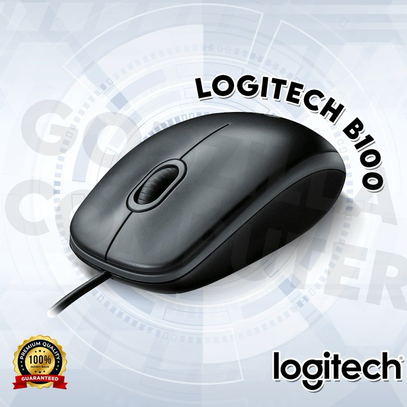 mouse kabel Logitech B100 optical mouse logitech B100