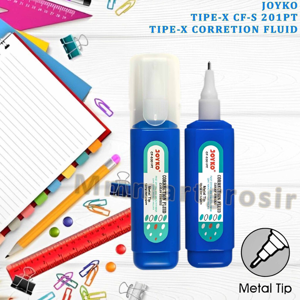 

Joyko / Tipe-X Correction Fluid / Tipe-x Penghapus / CF-S 201PT