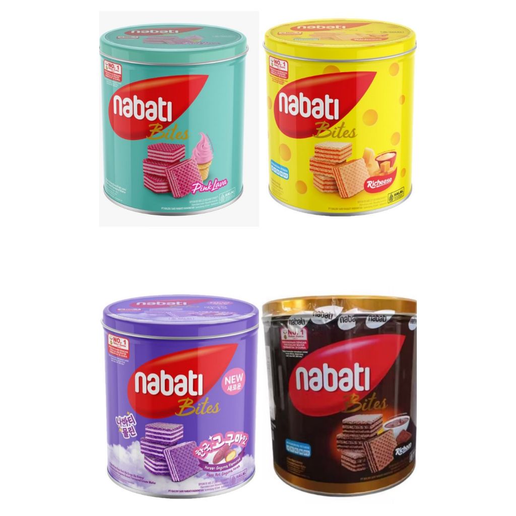 

PROMO Nabati Bites Kaleng 287 g (Exp 25 September 2025)