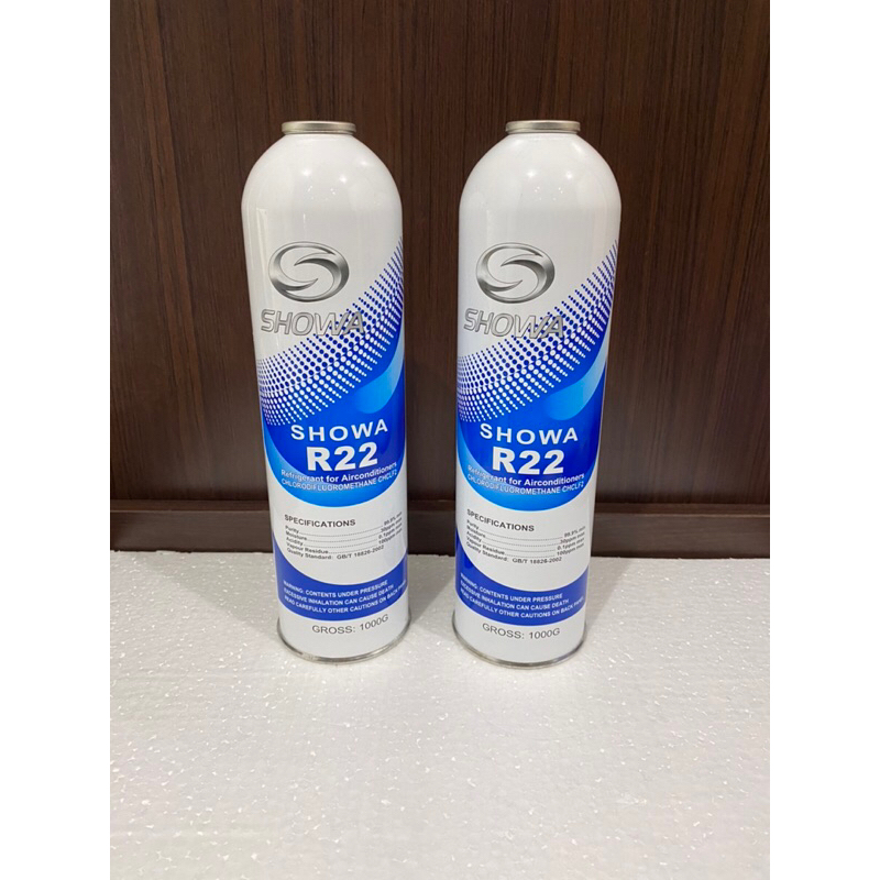 freon showa R22A R22 kaleng 1000g 1kg freon kulkas freezer refrigerant murni preon R22